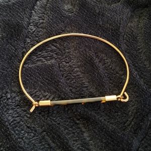 ASOS brass tortoiseshell hinge bracelet